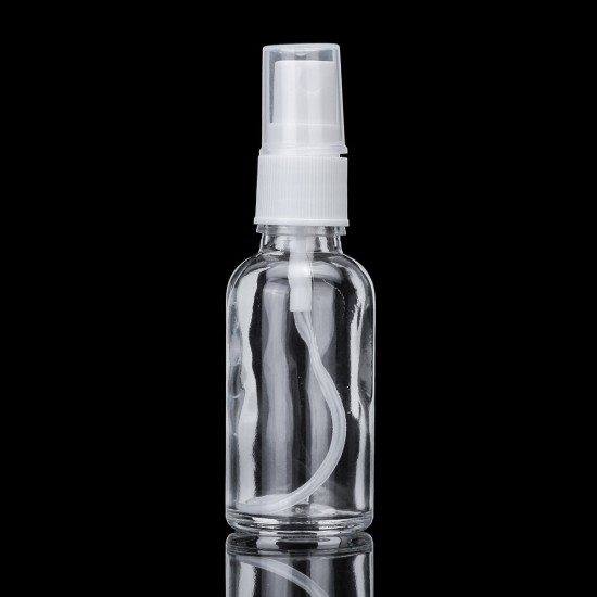 30ml/50ml/100ml Clear Glass Bottle Sprayer Essential Oils Container Spraying Bottle