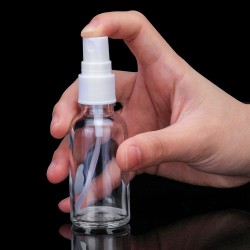 30ml/50ml/100ml Clear Glass Bottle Sprayer Essential Oils Container Spraying Bottle 30ml/50ml/100ml Clear Glass Bottle Sprayer Essential Oils Container Spraying Bottle