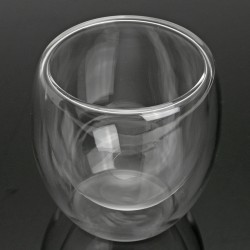 80ml Clear Glass Double Wall Mug Cup Insulated Thermal Office Tea Drinking Tea Container 80ml Clear Glass Double Wall Mug Cup Insulated Thermal Office Tea Drinking Tea Container