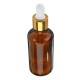 Brown Amber Glass Bottle Glass Dropper Dropping Bottle Refillable Container 10/20/50mL