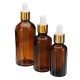 Brown Amber Glass Bottle Glass Dropper Dropping Bottle Refillable Container 10/20/50mL