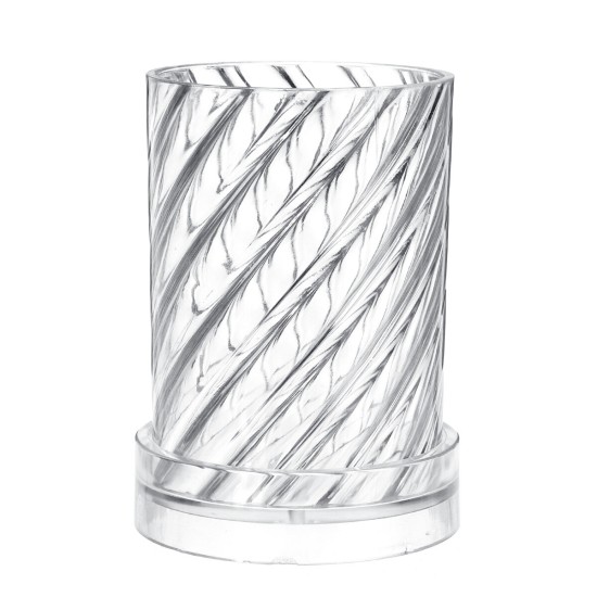 DIY Candle Molds Spiral Stripes Cylinder Handmade Soap Mould Craft Making Tool