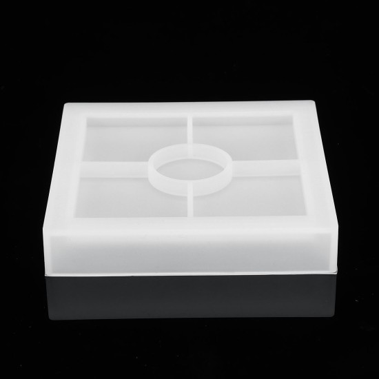 DIY Silicone Mold Cup Mat Bottom Bracket Mould Handcraft Decorations Mold