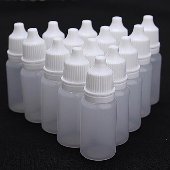 Eye Liquid Dropper 10ml Empty Plastic Squeezable Dropper Bottles