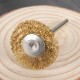 3mm Brass Wire Wheel Brush Cup forDrill Rust Weld Die Grinder