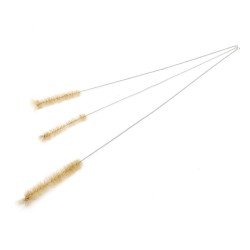 3Pcs/Set Bristle Brush Set Stainless Steel Straws Cleaning Brushes for 25ml/50ml/100ml Test Tube 3Pcs/Set Bristle Brush Set Stainless Steel Straws Cleaning Brushes for 25ml/50ml/100ml Test Tube