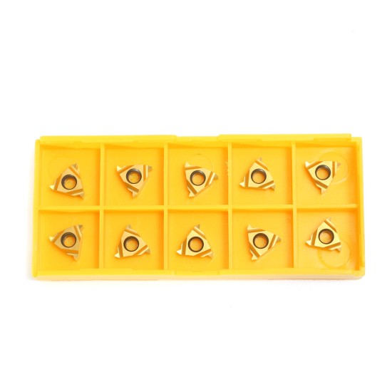 10pcs 11ER A60 Carbide Inserts External Thread Turning Tool Holder Inserts External CNC Cutter