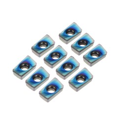 10pcs Blue Nano HRC52 APMT1604PDER NB7010 25R0.8 Carbide Inserts for Mill Cutter CNC Tool 10pcs Blue Nano HRC52 APMT1604PDER NB7010 25R0.8 Carbide Inserts for Mill Cutter CNC Tool