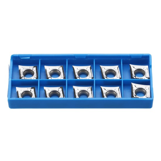 10pcs CCGT120404 AK H01 Aluminum Cutter Blade Carbide Insert Cutting Tool For CNC Turning Tools