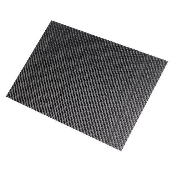 200x300x(0.5-5)mm 3K Black Twill Weave Carbon Fiber Plate Sheet Glossy Carbon Fiber Board Panel High Composite RC Material