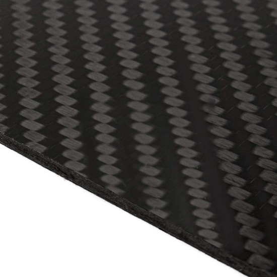 200x300x(0.5-5)mm 3K Black Twill Weave Carbon Fiber Plate Sheet Glossy Carbon Fiber Board Panel High Composite RC Material