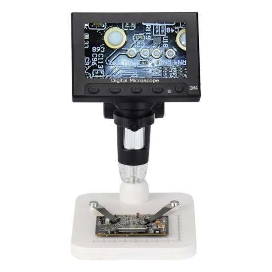 1000 x 2.0MP Magnifier USB Digital Electronic Microscope 4.3 Inch LCD Display