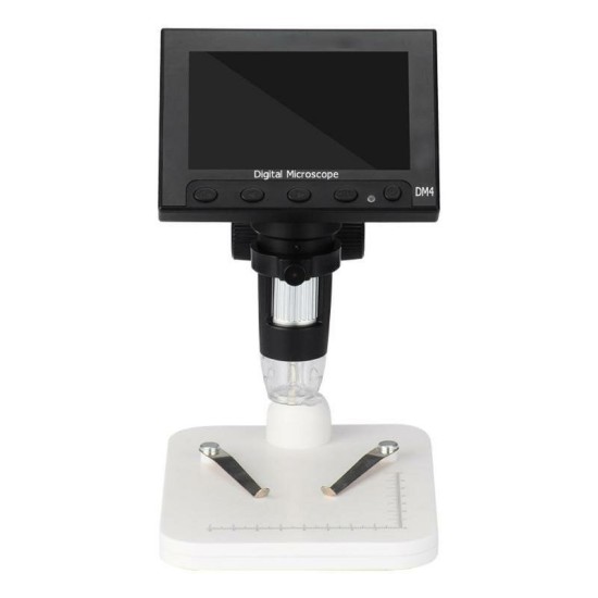 1000 x 2.0MP Magnifier USB Digital Electronic Microscope 4.3 Inch LCD Display