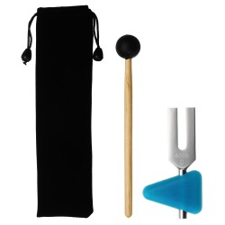 4096Hz Aluminum Medical Tuning Fork Chakra Triangle Percussion Turning Hammer with Mallet 4096Hz Aluminum Medical Tuning Fork Chakra Triangle Percussion Turning Hammer with Mallet