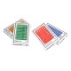 48Pcs/Set Four Colors Plastic Board Bio Slices Children's Microscope Accessories