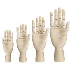 7/8/10/12 Inch Wooden Hand Body Artist Medical Model Flexible Jointed Wood Sculpture DIY Education 7/8/10/12 Inch Wooden Hand Body Artist Medical Model Flexible Jointed Wood Sculpture DIY Education