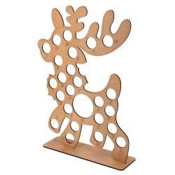 Wooden Christmas Advent Calendar Christmas Elk Decoration Fits 25 Circular Chocolates Candy Stand Rack Wooden Christmas Advent Calendar Christmas Elk Decoration Fits 25 Circular Chocolates Candy Stand Rack