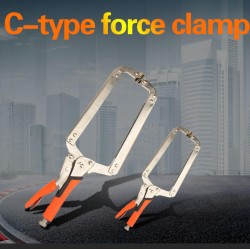 MC-010102 C Type D-type Crimping Pliers Square Mouth Rubber Handle Wood Working Fast Pliers MC-010102 C Type D-type Crimping Pliers Square Mouth Rubber Handle Wood Working Fast Pliers