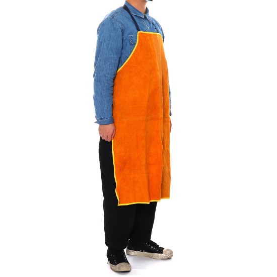 Cowhide Leather Welding Apron Welder Protection Clothe Protector Gear