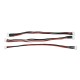 100Pcs Silicone Wire 2S/3S/4S 6 Pin JST-XH Connector Balance Extension 400MM Adapter Cable