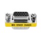 10Pcs DB15 Mini Gender Changer Adapter Female to Male Plug Adapter Connecters