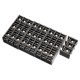 10pcs 2-4 Pin 8.25mm Barrier Screw Terminal Blocks Connectors Black