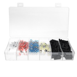 260PCS Sleeve Heat Shrink Tube Butt Waterproof Wire Splice Connectors 260PCS Sleeve Heat Shrink Tube Butt Waterproof Wire Splice Connectors