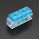 2Pin to 2Pin Wire Connector Two Way Series Fast Spring Terminal Block Electric Cable Connector