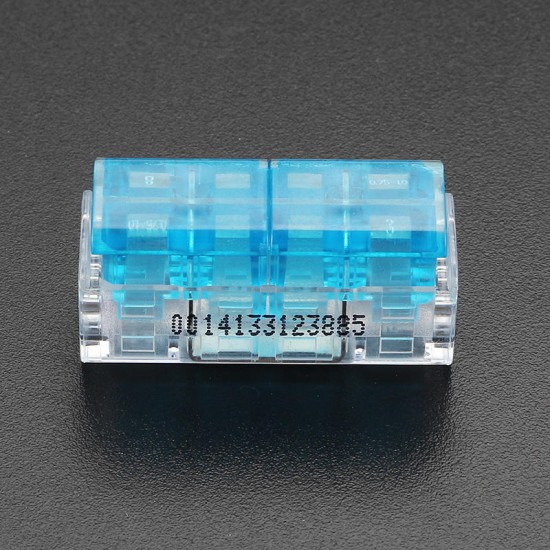 2Pin to 2Pin Wire Connector Two Way Series Fast Spring Terminal Block Electric Cable Connector