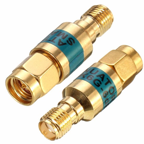 2W SMA-JK Male to Female RF Coaxial Attenuator 6GHz 50ohm 6dB Connectors