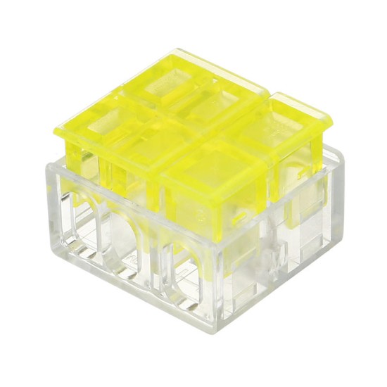 3Pin 1 Way Series Wire Connector Flame Retardant Terminal Block Electric Cable Terminal