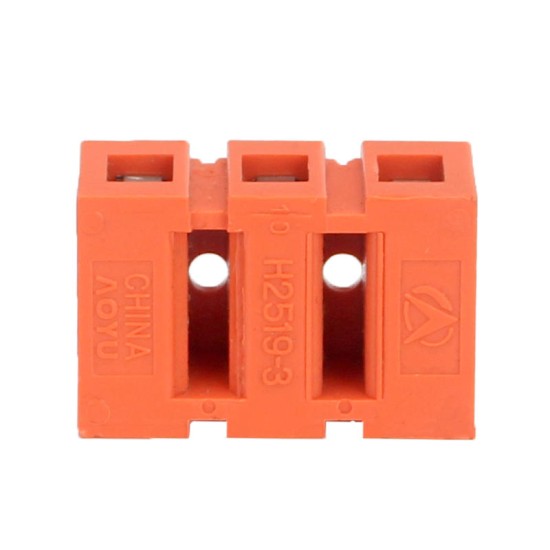 600V 36A H2519-3 3 Bits 6 Pin Terminal Block Base Type Screw-fixed Terminal