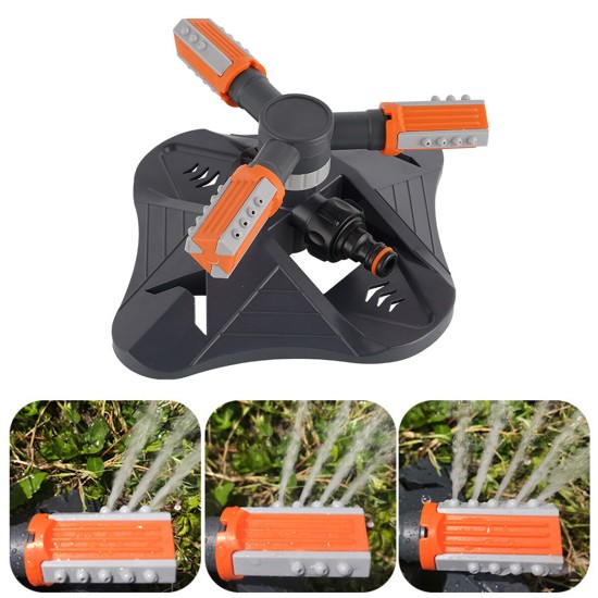 Adjustable Watering Sprinkler Gardon Irrigation Lawn Sprinkler Nozzle 360 Degree Rotation