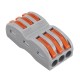 3Pin Wire Docking Connector Termainal Block Universal Quick Terminal Block SPL-3 Electric Cable Wire Connector Terminal 0.08-4.0mm²