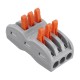 3Pin Wire Docking Connector Termainal Block Universal Quick Terminal Block SPL-3 Electric Cable Wire Connector Terminal 0.08-4.0mm²