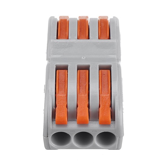 3Pin Wire Docking Connector Termainal Block Universal Quick Terminal Block SPL-3 Electric Cable Wire Connector Terminal 0.08-4.0mm²