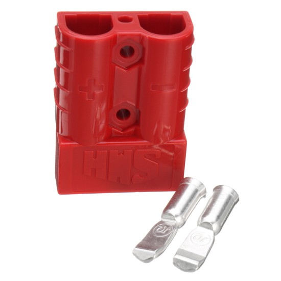 50A 8AWG Battery Quick Connector Plug Connect Terminal Disconnect Winch Trailer Red