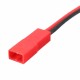 10 Pairs 2 Pins JST Male & Female Connectors Plug Cable Wire Line 110mm Red