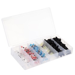 250PCS Solder Seal Wire Connectors Waterproof Heat Shrink Butt Connectors Solder Ring Rerminal Tube Terminal Wire Connector Terminal 250PCS Solder Seal Wire Connectors Waterproof Heat Shrink Butt Connectors Solder Ring Rerminal Tube Terminal Wire Connector Terminal