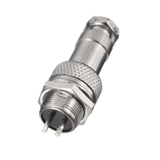 GX12 2Pin Aviation Plug Male/Female 12mm Wire Panel Connector Adapter