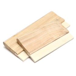 2 Sizes A4/A3 Wooden Handle Rubber Blade for Screen Printing Squeegee 2 Sizes A4/A3 Wooden Handle Rubber Blade for Screen Printing Squeegee