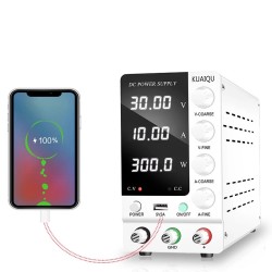 SPS-C3010 USB Adjustable DC Power Supply 30V 10A Laboratory Lab Bench Source Digital Voltage Regulator Stabilizer SPS-C3010 USB Adjustable DC Power Supply 30V 10A Laboratory Lab Bench Source Digital Voltage Regulator Stabilizer