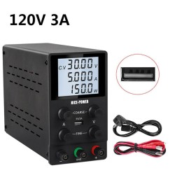 0-120V 0-3A Adjustable Lab Switching Power Supply DC Laboratory Voltage Regulated Bench Digital Display DC12V Power Supply Maintain 0-120V 0-3A Adjustable Lab Switching Power Supply DC Laboratory Voltage Regulated Bench Digital Display DC12V Power Supply Maintain