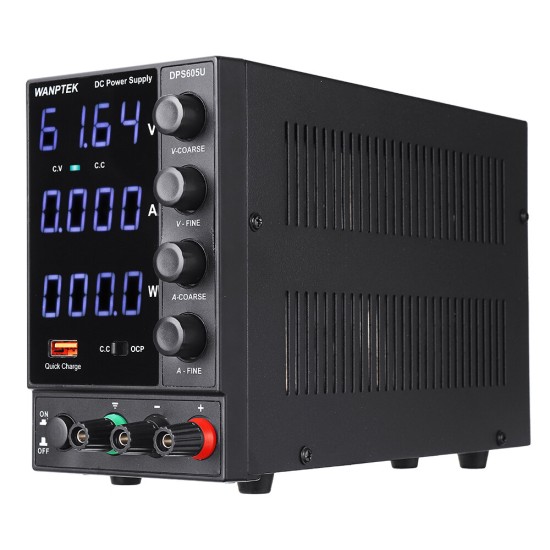 DPS605U 110V/220V 4 Digits Display Adjustable DC Power Supply 0-60V 0-5A 300W USB Fast Charging Laboratory Switching Power Supply