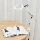 AU Large Lens ed Lamp Desk Magnifier 5x Magnifying Glass w/ Clamp LED