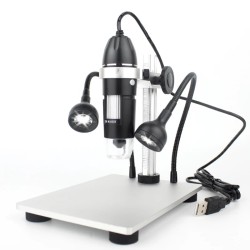 1000X/1600X Digital Microscope USB Electronic Endoscope Zoom Camera Magnifier With LED Aluminum Lift Stand for Android IOS PC 1000X/1600X Digital Microscope USB Electronic Endoscope Zoom Camera Magnifier With LED Aluminum Lift Stand for Android IOS PC