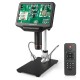 AD407 3D HDMI Digital Microscope 7 inch Screen Electronic Soldering Microscope for Phone Repair with Adjustable Stand