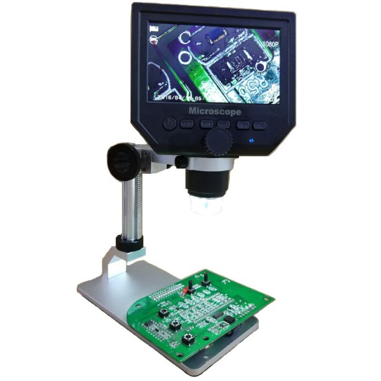 G600 Digital 1-600X 3.6MP 4.3inch HD LCD Display Microscope Continuous Magnifier Upgrade Version