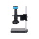 4K Industrial Microscope Camera HDMI USB Outputs 180X C-mount Lens 144 LED Light Big Boom for PCB Repair Soldering