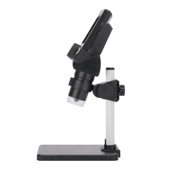 G1000 Portable Digital Microscope 4.3inch Electronic HD Video Microscopes 1-1000X HD 8MP Borescope Magnifier Camera Mobile Phone Repair Microscope